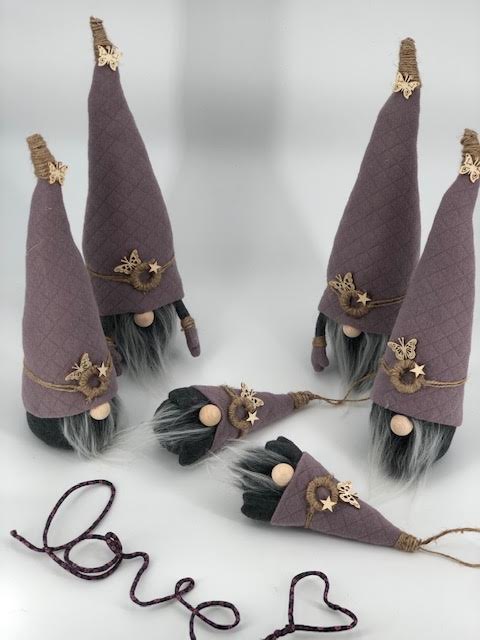 Gnome de Printemps - Gnome petit papillon - cadeaux et décoration