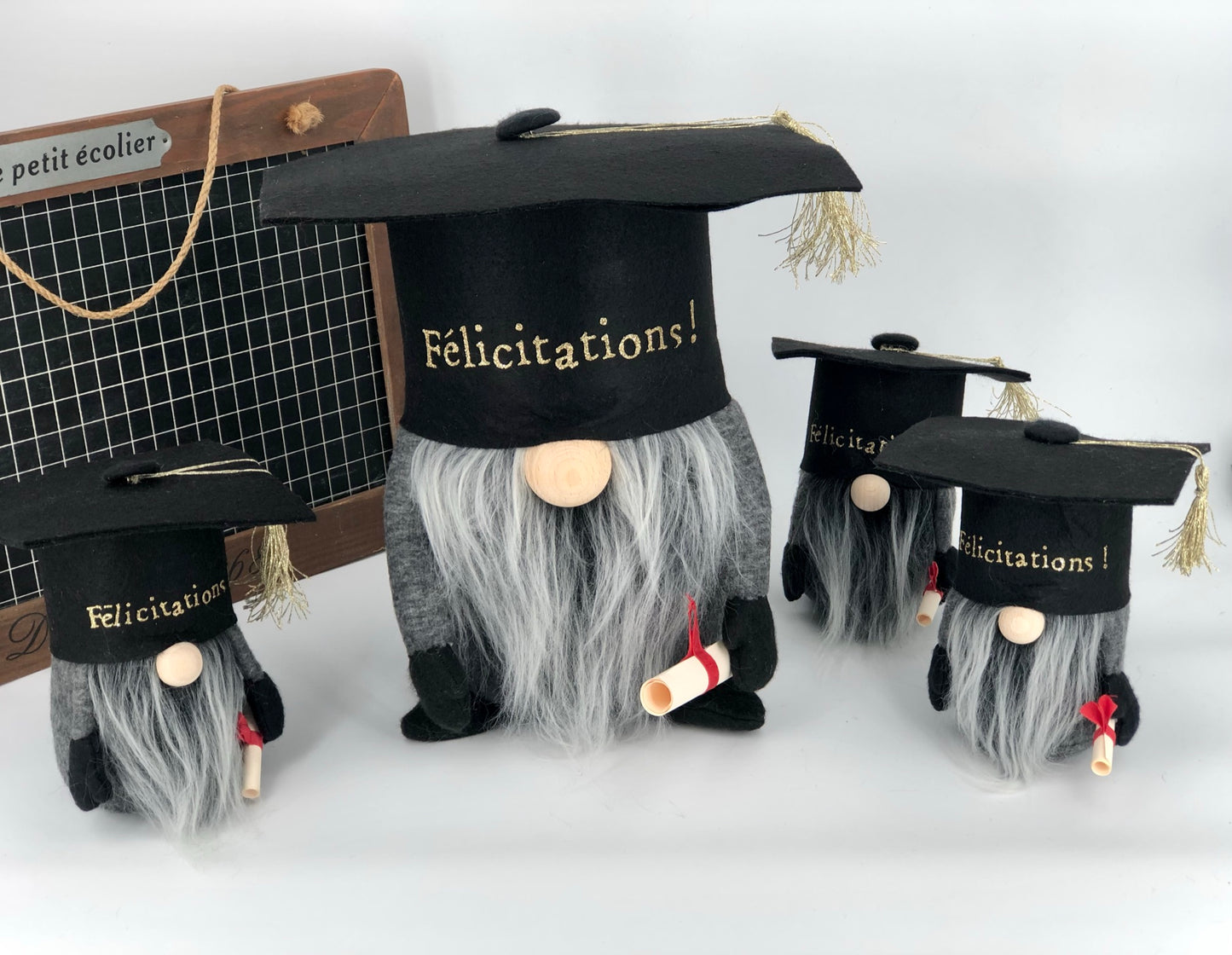 Gnome "Félicitations" - gnome spécial diplômé - décoration et cadeaux
