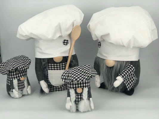 Gnome "Petit chef"  XL- gnome en tissu - décoration et cadeaux
