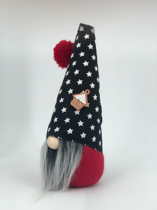 Gnome de Noël -Etoiles de Noël