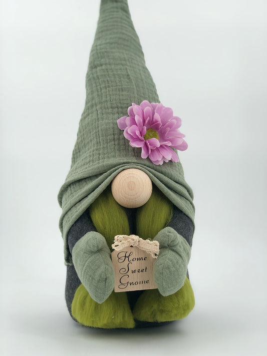 Gnome de Printemps " Home sweet gnome "