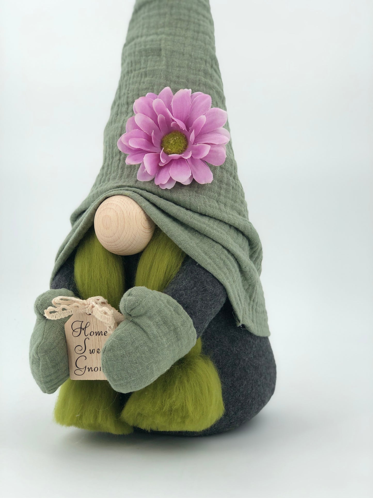 Gnome de Printemps " Home sweet gnome "