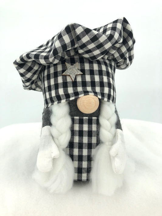 Gnome "Mademoiselle chef" - gnome en tissu - décoration et cadeaux