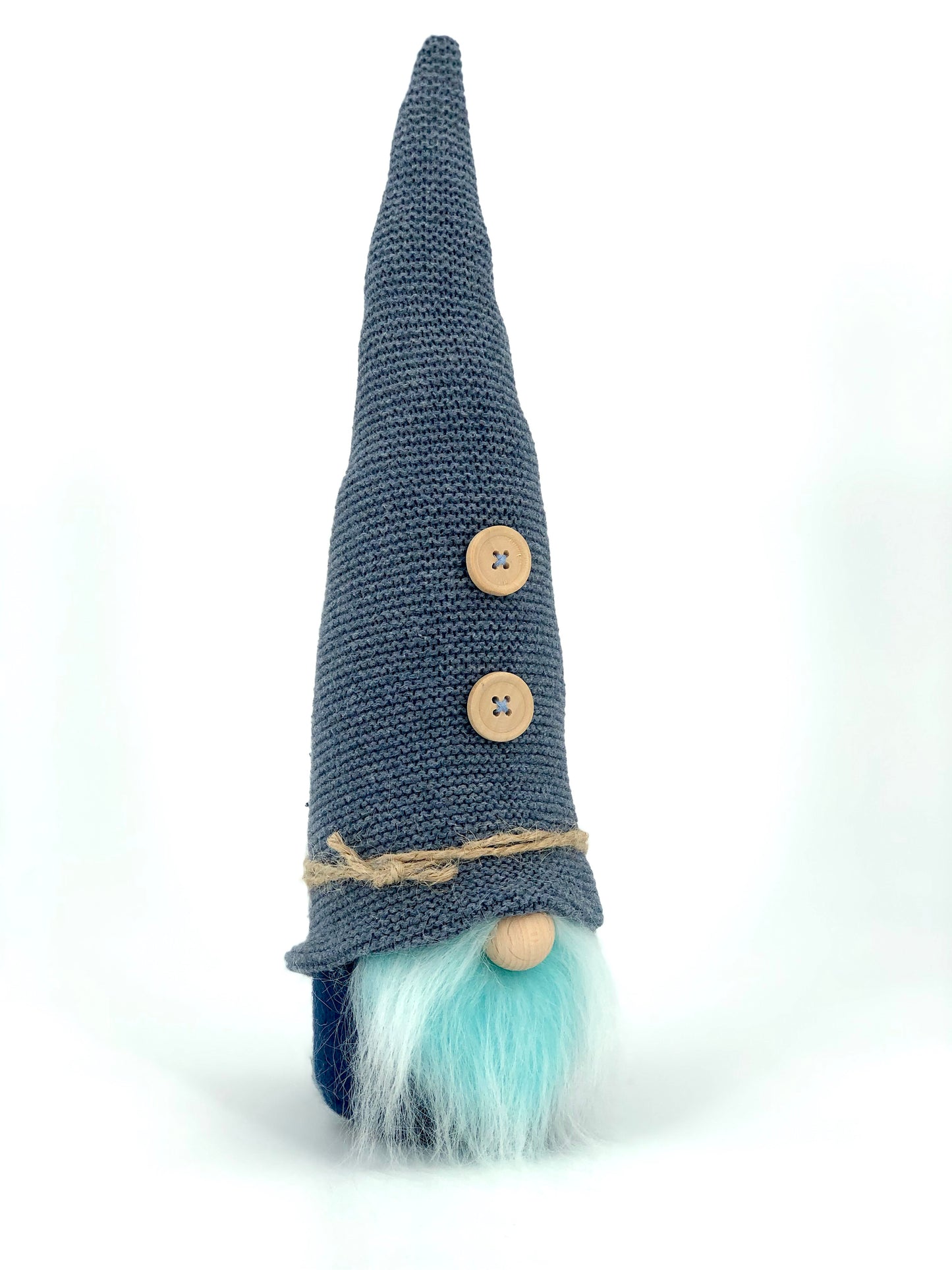 Shabby gnome - Blue - recycled pull over - Printemps 2022