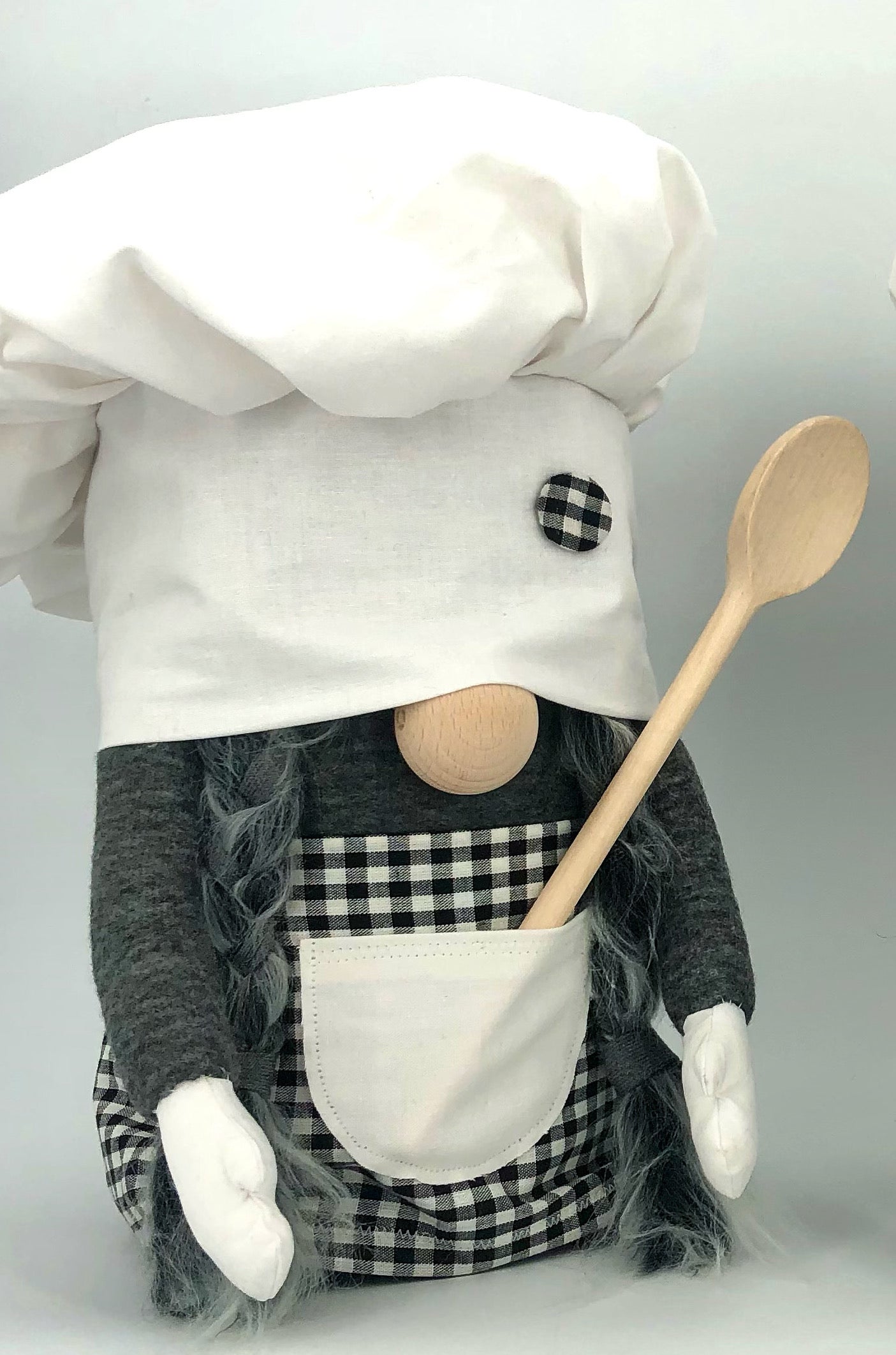 Gnome "Petit chef"  XL- gnome en tissu - décoration et cadeaux