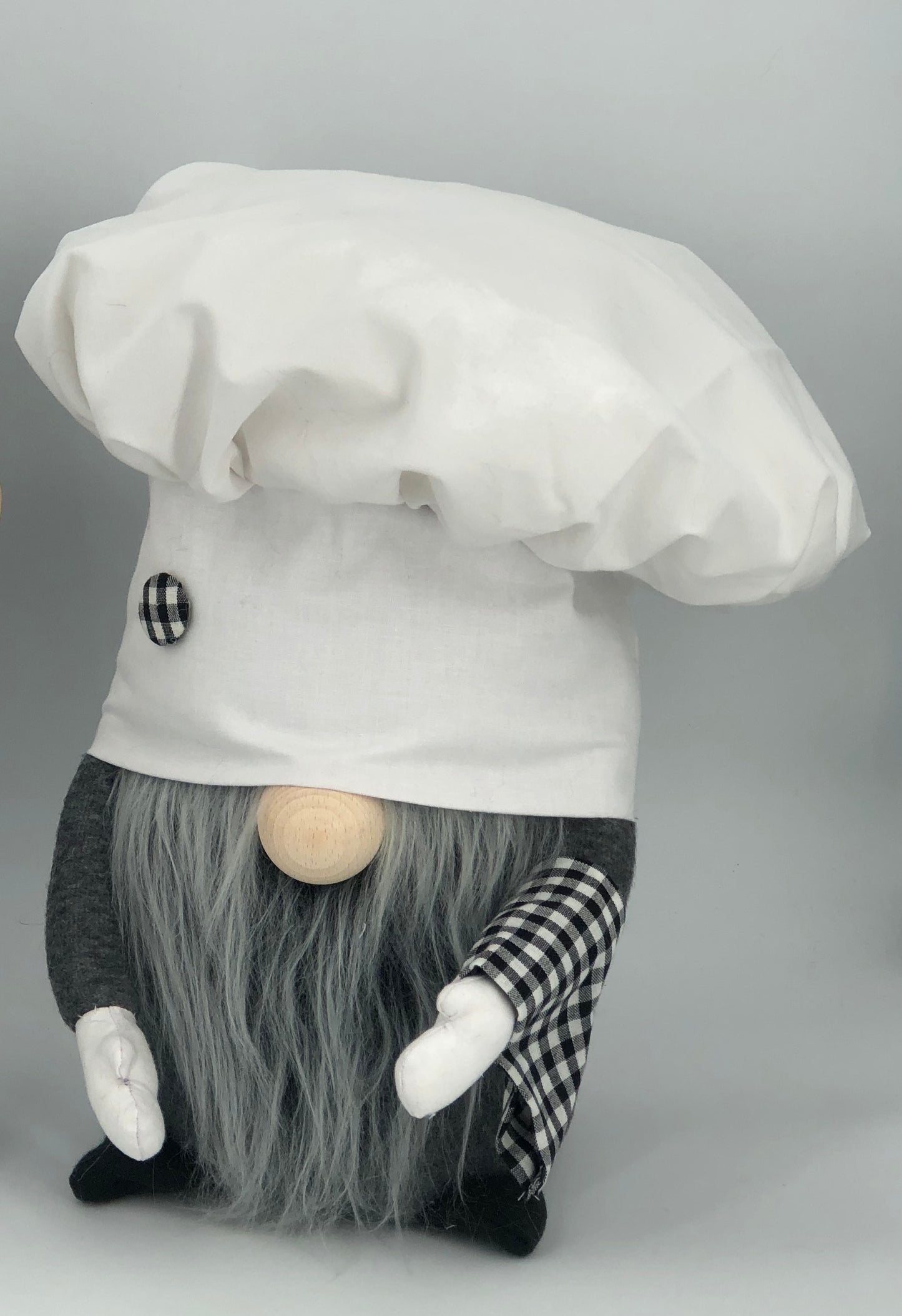 Gnome "Petit chef" - gnome en tissu - décoration et cadeaux